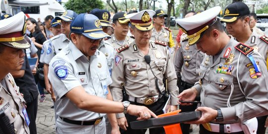 Kakorlantas Irjen Agung cek kesiapan pengamanan jelang tahun baru