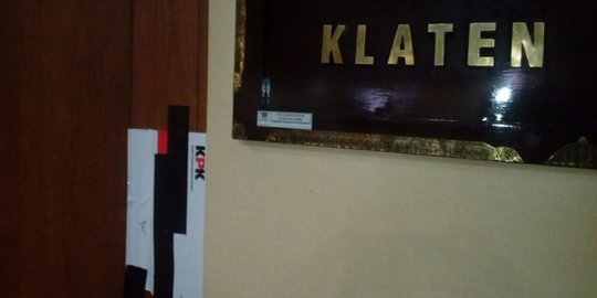 Ruang kerja bupati dan BKD Klaten disegel KPK