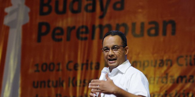 Anies tanggapi Ahok diadang FPI: Jadi gubernur lagi ya tahun depan?