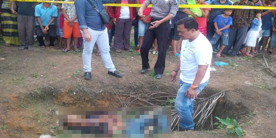 Mayat tanpa identitas korban pembunuhan ditemukan di kebun sawit