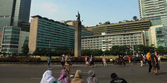 Suasana Car Free Day pertama di 2017