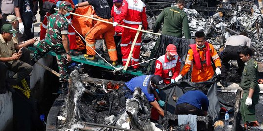 Jumlah penumpang kapal terbakar simpang siur, ini kata Menhub Budi