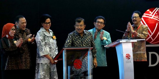 Jusuf Kalla buka Pasar Saham 2017