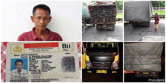 Sopir truk pengangkut lima ton kayu ilegal dibekuk di Bengkalis
