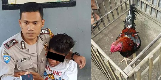 Polisi ganteng selamatkan remaja diduga curi ayam dari 