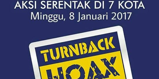 Deklarasi tolak berita hoax akan berlangsung di 7 kota