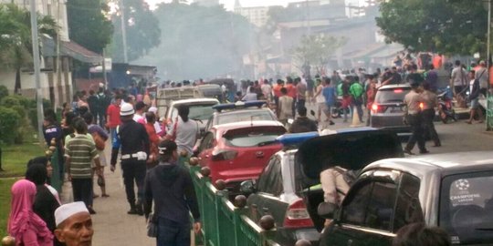 Tawuran terjadi di Manggarai, penumpang kereta ketakutan