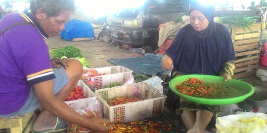 Harga cabai di Malang naik turun di kisaran Rp 87 Ribu per kg