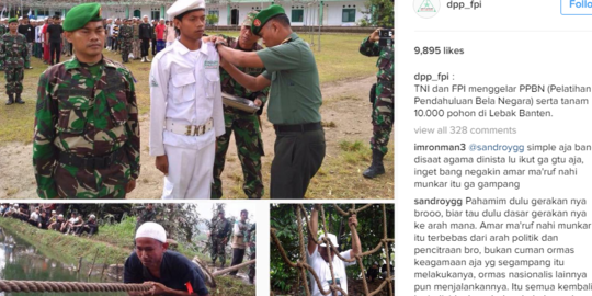 Dandim Lebak dicopot gara-gara latih FPI, ini komentar Istana