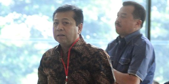 Diperiksa KPK korupsi e-KTP, Novanto dipertemukan dengan saksi lain