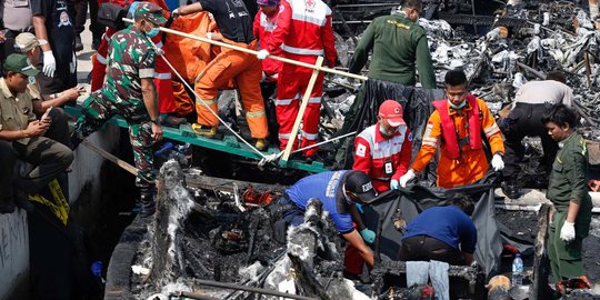 DKI beri santunan terhadap ahli waris korban Zahro Express terbakar