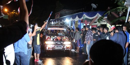 Jenazah kiper Arema FC Achmad Kurniawan diberangkatkan ke Jakarta