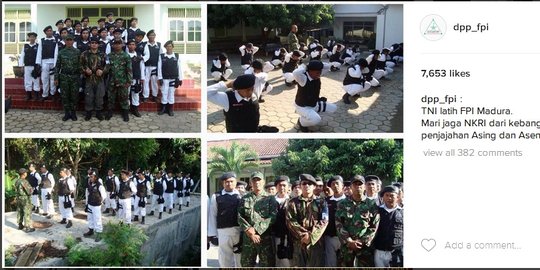Panglima TNI benarkan FPI latihan Bela Negara di Madura