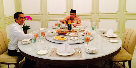 Makan siang dengan Jokowi, Said Aqil bahas menguatnya Islam radikal