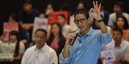 Jelang debat Pilgub DKI, Sandiaga Uno dimentori Anies Baswedan