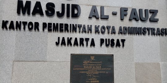 Ini mewahnya masjid kantor Wali Kota Jakpus yang diduga dikorupsi