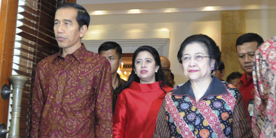Jokowi & Megawati hadiri HUT ke-18 PKP Indonesia di Dharmawangsa