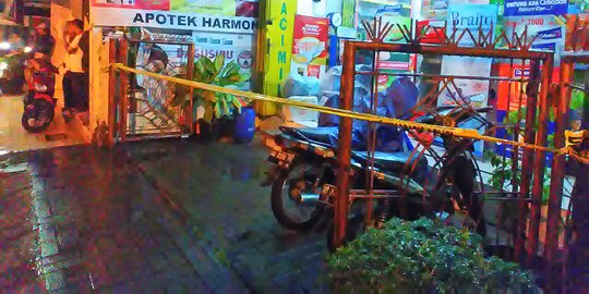 Benda mencurigakan di Apotek Harmoni diletakkan oleh pria misterius