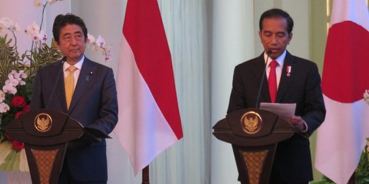 Jokowi bertemu Shinzo Abe di Istana Bogor, ini hasilnya
