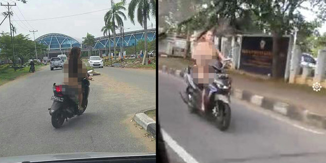 Cerita lengkap cewek bugil naik motor di Bandara Supadio 