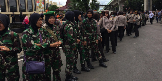 Ini suasana Mabes Polri jelang demo FPI tuntut Kapolda Jabar dicopot