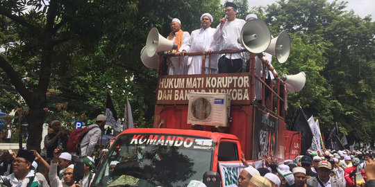 Rizieq sempat adu mulut dengan Kapolres Jaksel di depan Mabes Polri