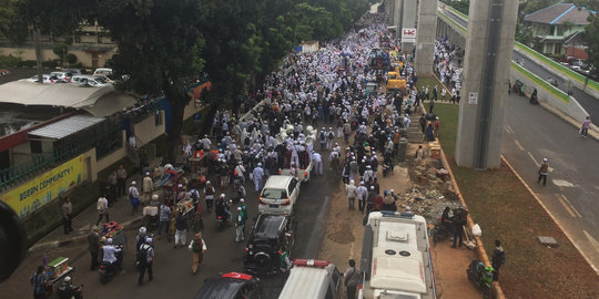 Usai bertemu perwakilan Mabes Polri, massa FPI bubarkan diri