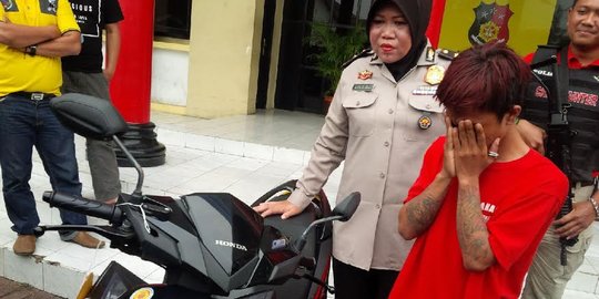 Ngaku butuh uang renovasi warung, Slamet jadi kurir motor curian