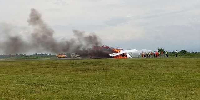 Penyebab kecelakaan pesawat di Banyuwangi diduga pilot grogi