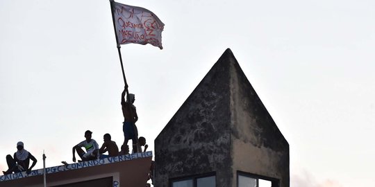 Suasana mencekam rusuh susulan di penjara Brasil