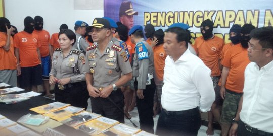 Dua pekan, Polrestabes Bandung ciduk 40 pengguna & pengedar narkoba