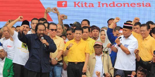 Surya Paloh minta pemerintah tindak tegas pendemo ganggu Pancasila