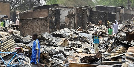 Dikira markas Boko Haram, tenda pengungsi dibom AU Nigeria