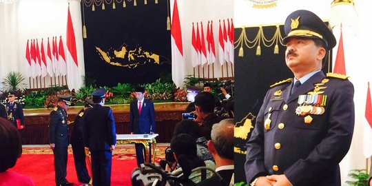 Presiden Joko Widodo resmi lantik Hadi Tjahjanto jadi Kasau