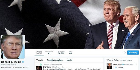 Donald Trump mengaku tidak suka Twitter