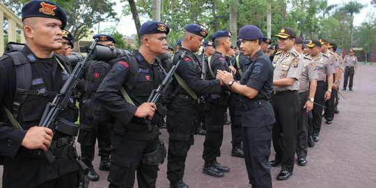 254 Brimob dikirim dari Sumut untuk amankan Pilkada Aceh