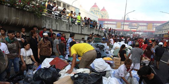Ini tiga ruas jalan yang dialihkan akibat kebakaran Pasar Senen