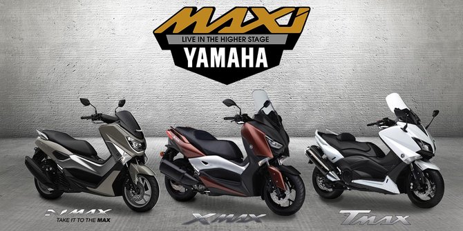 3 Jagoan line  up  skuter premium MAXI YAMAHA  merdeka com