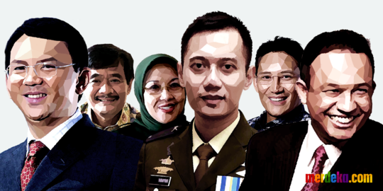 Ini peta kekuatan 3 kandidat cagub-cawagub di DKI Jakarta