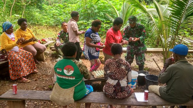 telur asin prajurit kostrad