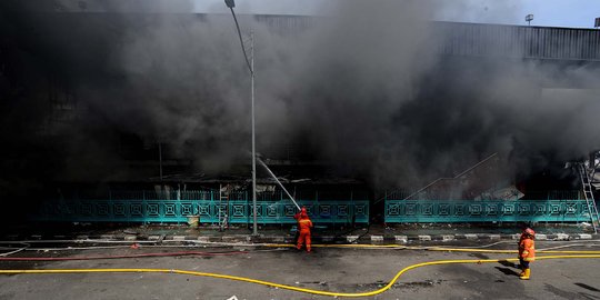 Hangus terbakar, bangunan Pasar Senen dapat asuransi Rp 116 miliar