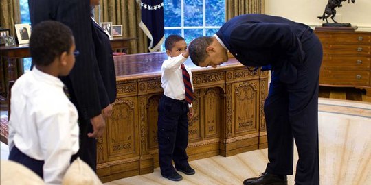 10 Momen menarik Obama yang tak terlupakan