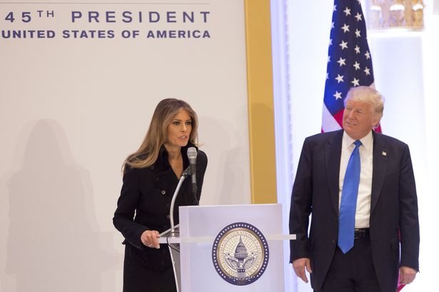 donald trump ditinggal melania