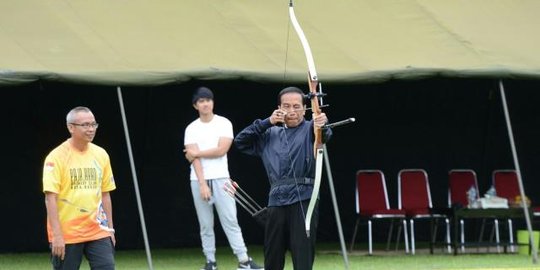 Jokowi ikut kejuaraan memanah, jadwal CFD di Bogor dipersingkat