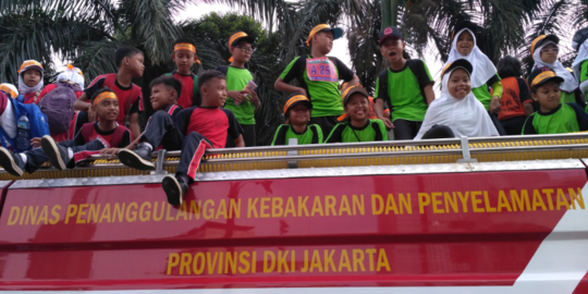 10.000 Pelajar meriahkan acara Sekolah dan Madrasah Aman Bencana