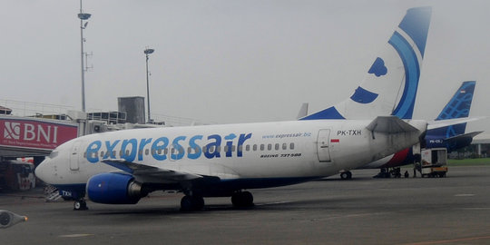 Oksigen kabin berkurang, Express Air balik ke Bandara Soekarno-Hatta