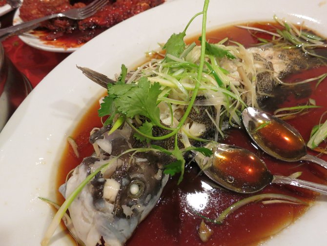 ikan kukus gaya kanton