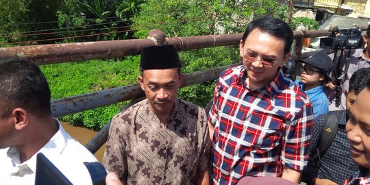 Ahok ke Agus-Sylvi: Dikit-dikit politisasi, tersangka aja belum