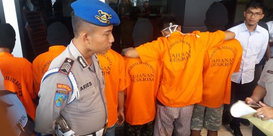 Begal sadis kelompok 'Ganek' diringkus Polres Metro Bekasi