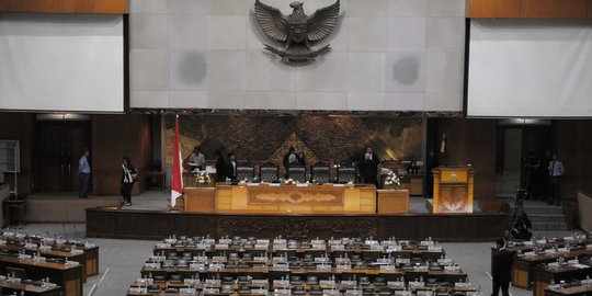 Sidang paripurna pengesahan RUU MD3 jadi usulan DPR digelar hari ini